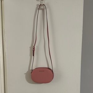 Michael Kors Dusty Pink Leather Crossbody Bag